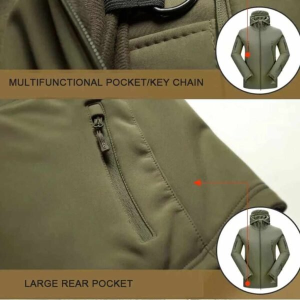 Military-Grade Windproof Jacket Tactical Soft Shell for Camping and Hunting (2)