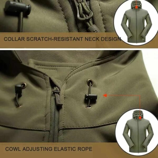 Military-Grade Windproof Jacket Tactical Soft Shell for Camping and Hunting (8)