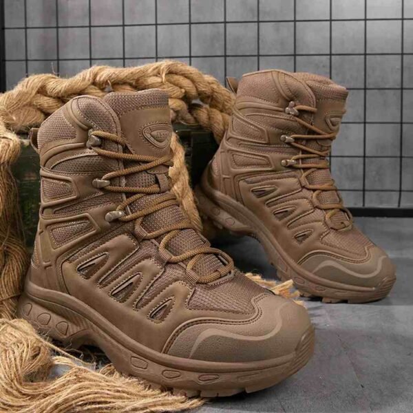 Tactical Ankle Boots Durable Outdoor Footwear for Men's Hiking Adventures (8)