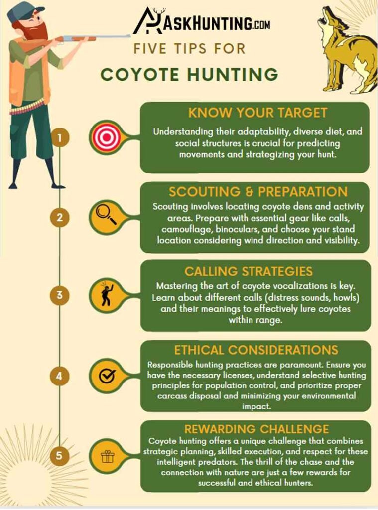 5 tips for Coyote hunting