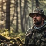 Utah wilderness in the search of deers during hunting season